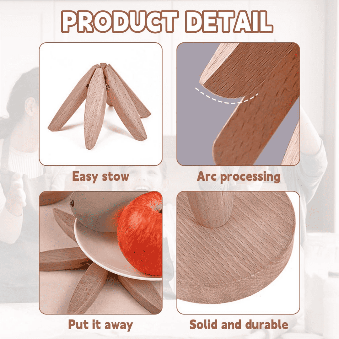 Natural Tree Coaster Decor Set